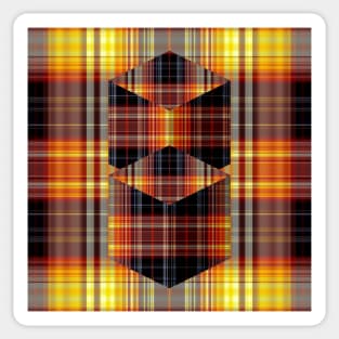 Plaid on Plaid Sticker